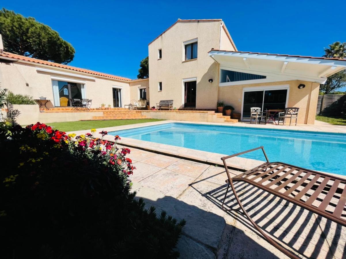 Annexe des Pins - studio gîte avec piscine&climatisation Villeneuve-lès-Béziers Extérieur photo