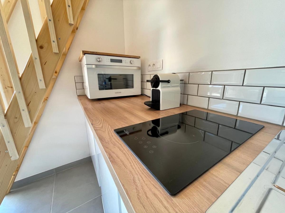 Annexe des Pins - studio gîte avec piscine&climatisation Villeneuve-lès-Béziers Extérieur photo
